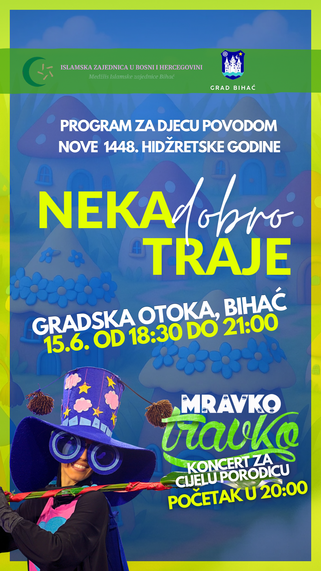 „Neka dobro traje“ – program za djecu povodom Hidžretske nove godine i završetka mektepske nastave